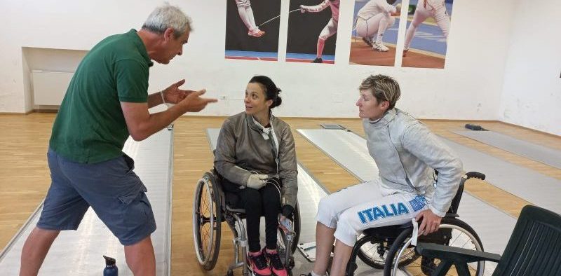 La sannita Rossana Psquino (Accademia Antonio Furno) al lavoro per le Paralimpiadi di Tokyo 2020