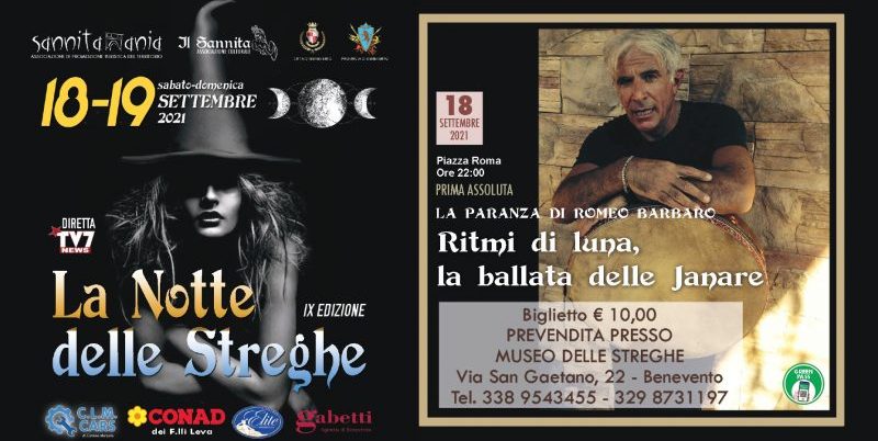 Sabato 18 torna “La Notte delle Streghe”: il programma completo della IX edizione