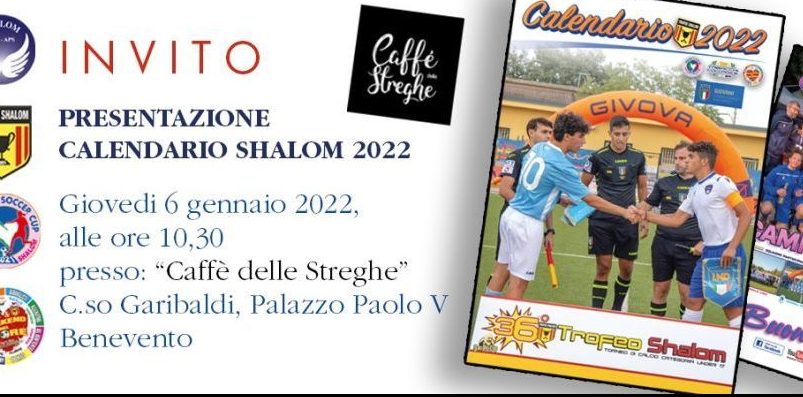 Trofeo Shalom, giovedì  al “Caffè delle Streghe” la presentazione del calendario 2022