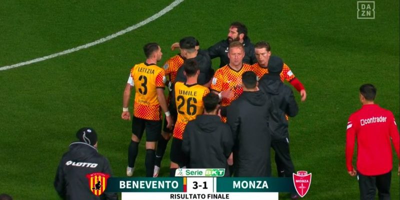 Benevento-Monza 3-1: prova di maturità per i ragazzi di Caserta e secondo posto conquistato