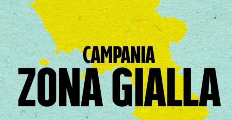 Campania in zona gialla: firmata l’ordinanza