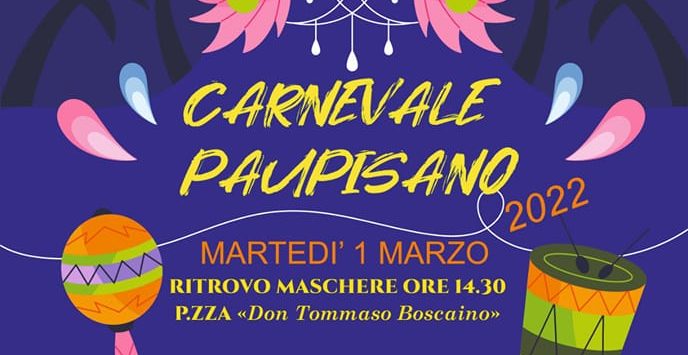 Paupisi, tutto pronto per il Carnevale 2022. Orsillo (Pro Loco): “Non volevamo far passare inosservata una festa molto sentita dai bimbi”