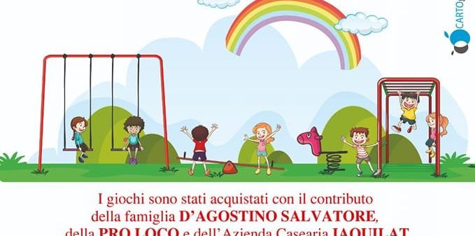 Paupisi,  a Giugno si inaugura il Parco Gioco Inclusivo intitolato ad “Antonio D’Agostino”