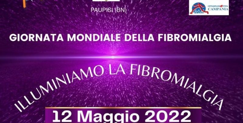 Paupisi| Giornata della Fibromalgia, piazza don Tommaso Boscaino si illumina di viola