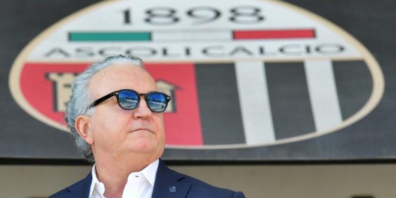 Pulcinelli (Patron Ascoli): “Miglior campionato della mia gestione, Benevento scorretto”