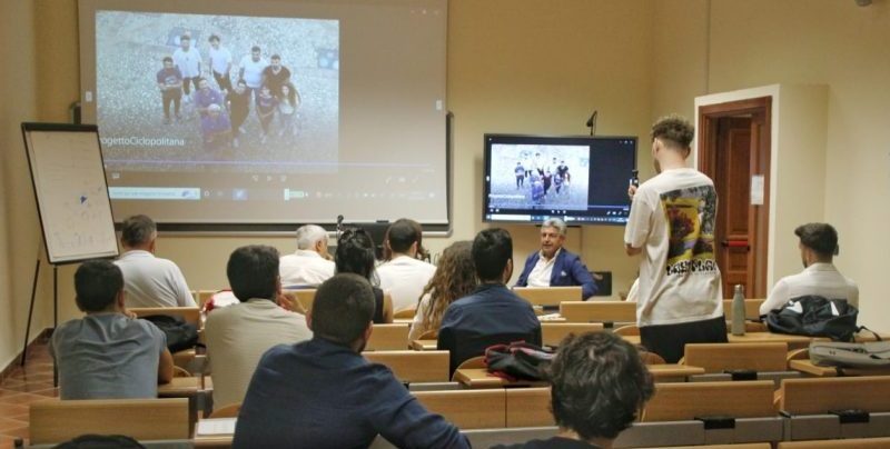 Studenti dell’Università del Sannio presentano la “Ciclopolitana della Pace” Benevento-Pietrelcina 