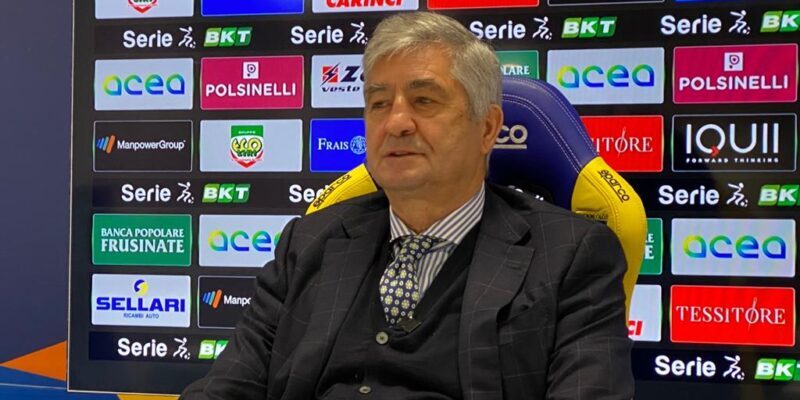 Benevento-Frosinone, comportamento irrispettoso: multato il ds ciociaro Angelozzi