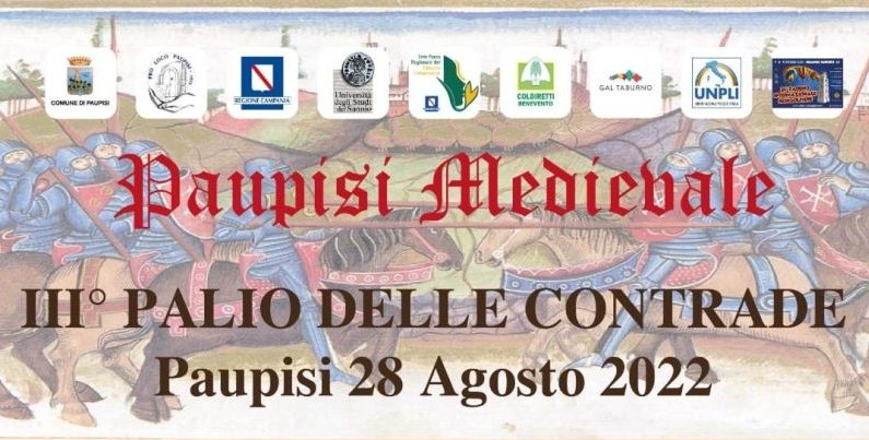 Paupisi| Festival dei Sapori e degli Artisti di Strada, nel cartellone anche il Palio delle Contrade