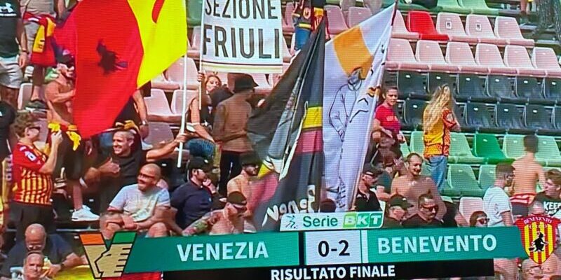 Venezia-Benevento 0-2: La Gumina e Koutsoupias regalano i tre punti ai sanniti