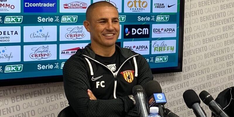 Benevento, Cannavaro: “Domani sarà una gara tosta ma non voglio alibi”