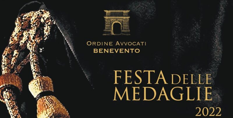 Avvocati Benevento, mercoledì la “Festa delle Medaglie 2022”