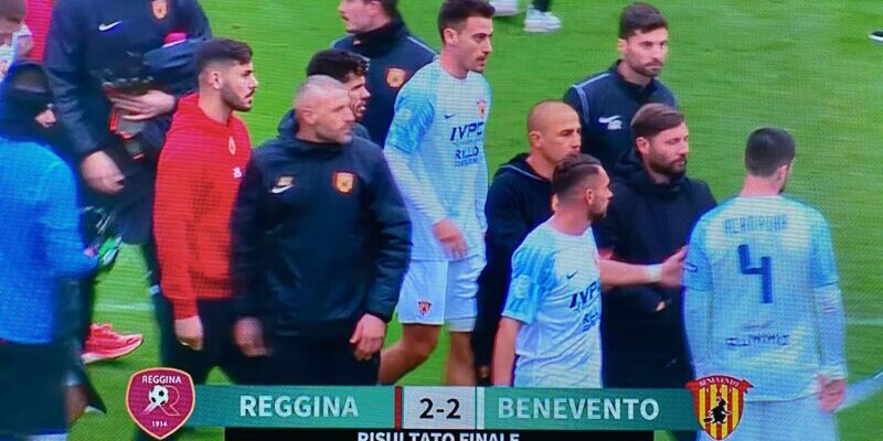 Reggina-Benevento 2-2: grande prova d’orgoglio della Strega nella ripresa