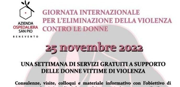 <strong>A.O.R.N. “San Pio”:(H)-Open Week contro la violenza sulle donne</strong>