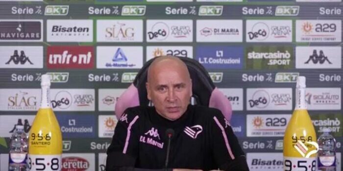 Palermo, Corini: “Benevento squadra forte e in salute, starà a noi fare una grande prestazione”