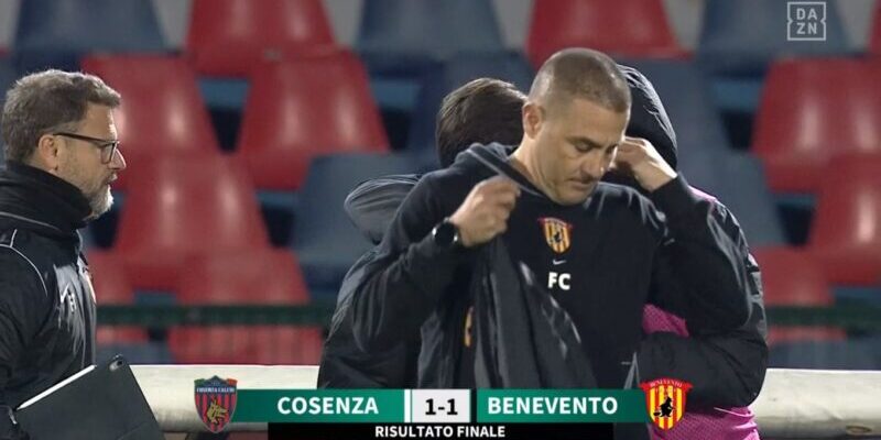 Cosenza-Benevento 1-1: giallorossi beffati nel finale