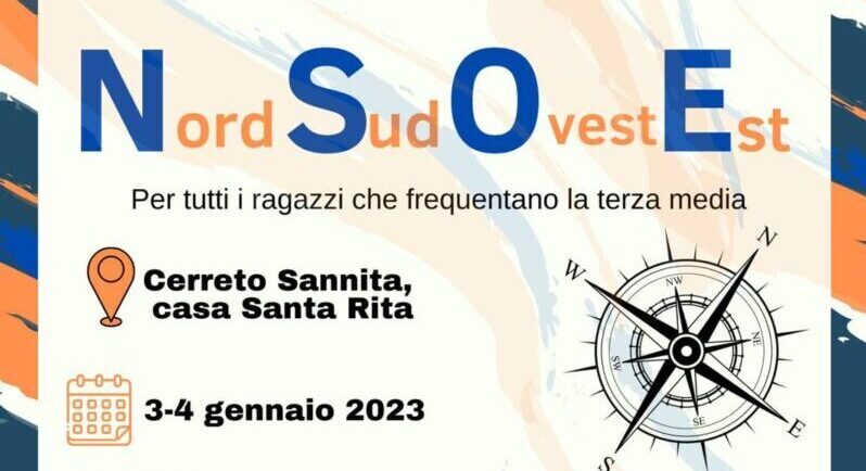 Cerreto Sannita| MSAC e ACR: “in presenza” le attività di orientamento scolastico del “Nord Sud Ovest Est”