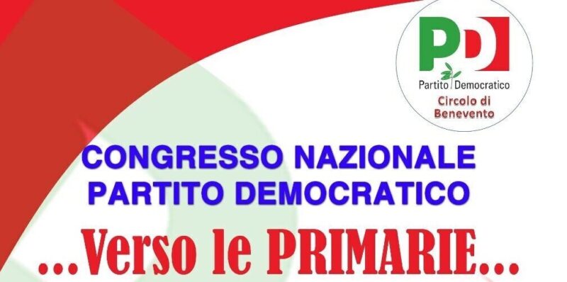 Segreteria Pd, il 12 febbraio il voto: la nota del circolo cittadino di Benevento