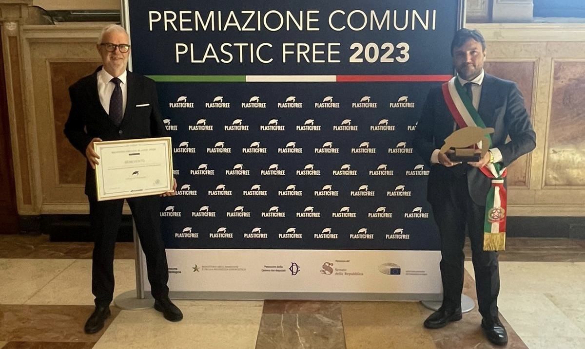 Benevento comune Plastic free: il riconoscimento per il secondo anno consecutivo