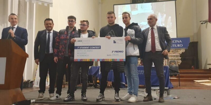 Contest Edifici in legno resistenti ai terremoti: ANCE premia gli studenti delle scuole superiori