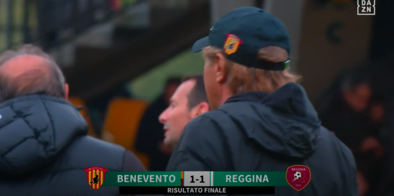 Benevento-Reggina 1-1: Agostinelli inizia con un pari