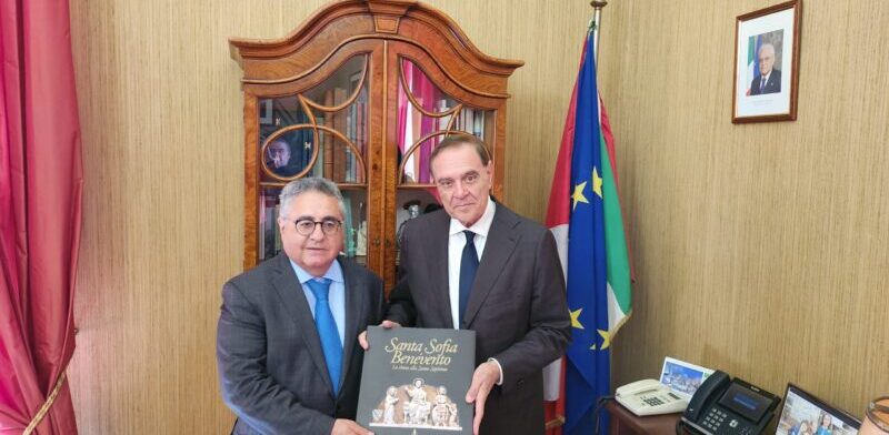 Benevento| Il sindaco Mastella ha ricevuto a Palazzo Mosti il presidente del Tar Campania