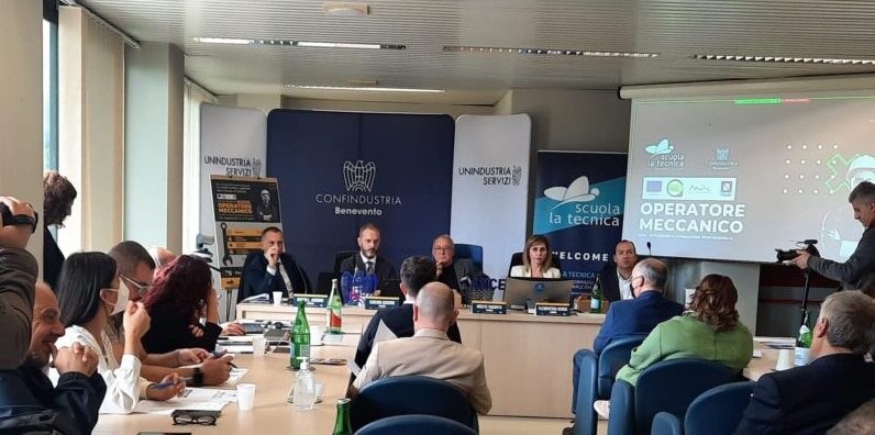 Confindustria Benevento, giovedì la presentazione del corso operatore meccanico