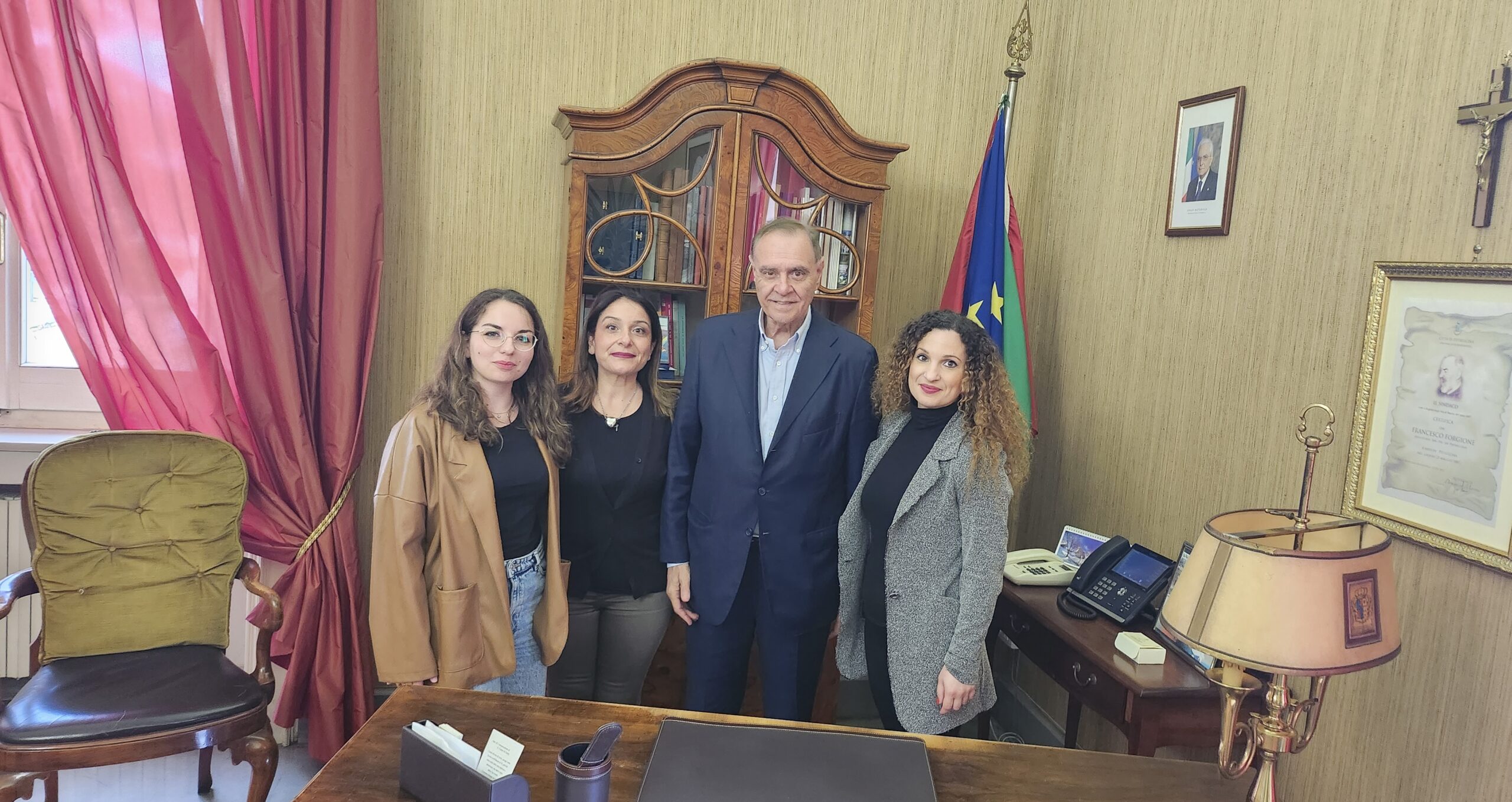 Benevento| Ginnastica ritmica, il sindaco riceve delegazione della Nigrisoli Asd