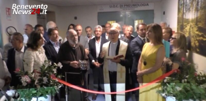 VIDEO – San Pio, inaugurati reparto oncologia medica ed ematologia e blocco operatorio disciplinare