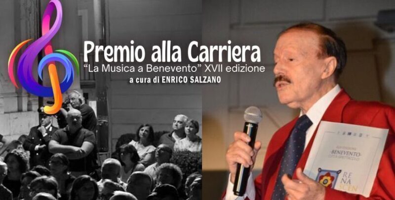 Città Spettacolo, mercoledì il Premio alla Carriera “La Musica a Benevento”