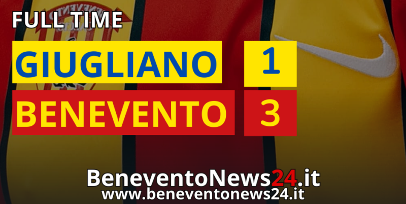 Giugliano-Benevento 1-3: in gol Agnello, Ciano su rigore e Masciangelo