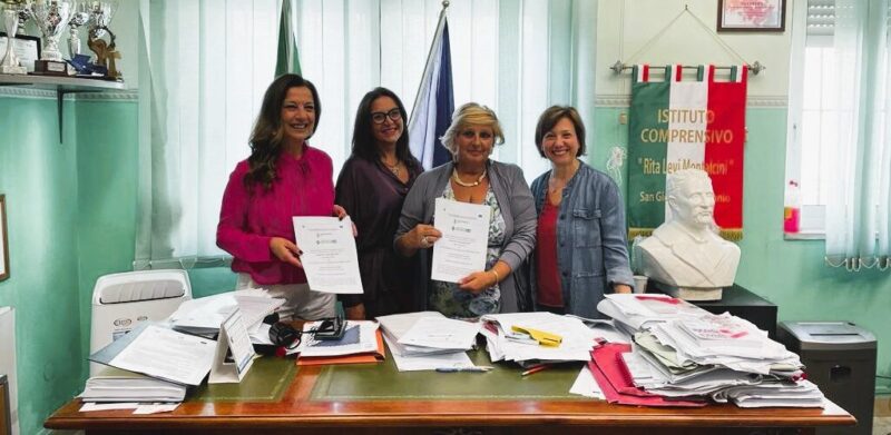 “Facciamo Rete”: siglato protocollo d’intesa tra  ICS Montalcini, Comune di San Giorgio del Sannio e Azienda Speciale Consortile B02