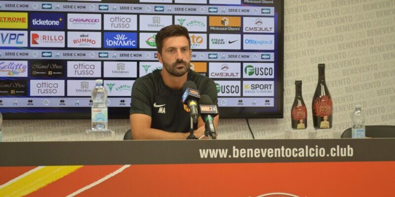 Benevento, Andreoletti: “Il Catania è costruito per vincere. A Babbo Natale chiederei di allargare le porte perché…”