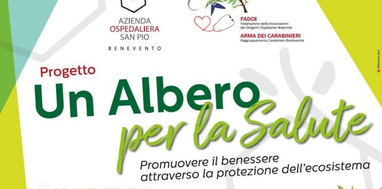 Il San Pio presenta il progetto “Un albero per la salute”