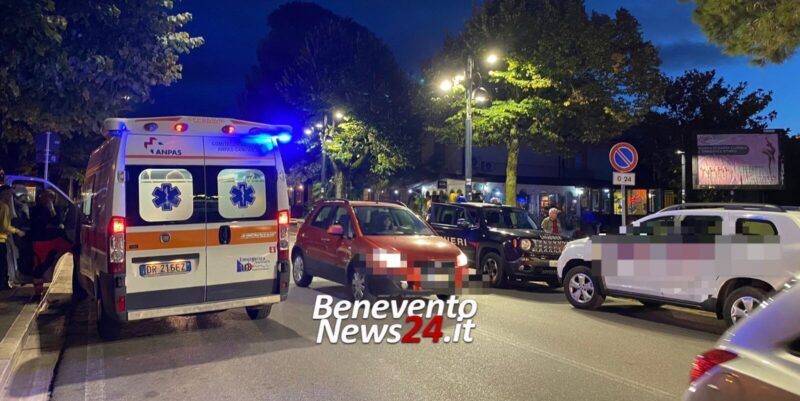 S. Giorgio del Sannio, investito pedone sul Viale Spinelli: 50enne finisce in ospedale (FOTO)