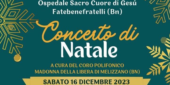 Benevento, al Fatebenefratelli “Concerto di Natale” del Coro Polifonico “Madonna della Libera di Melizzano”