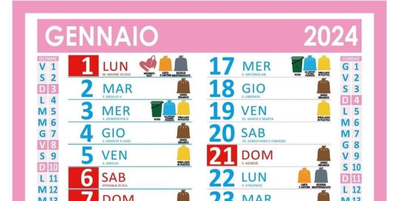 Montesarchio, ecco il calendario Sogesi