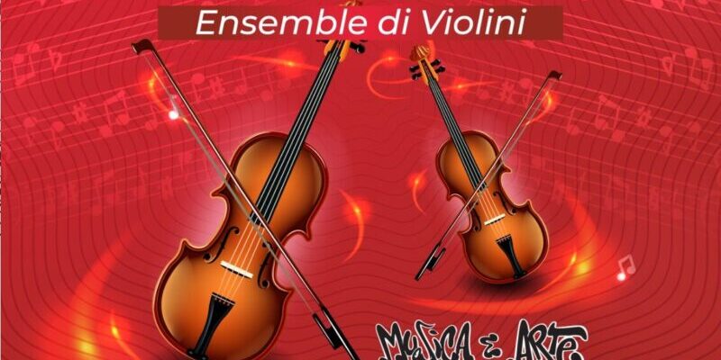 Ensemble con violini a Puglianello, Rubano: “Concerto in Comune per festeggiare il Natale”