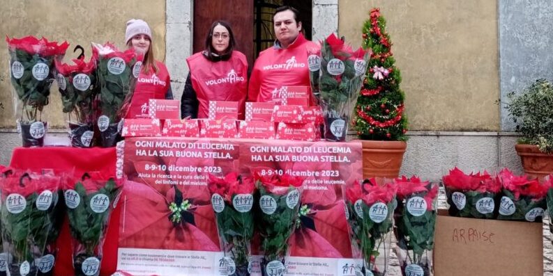 Stelle di Natale Ail, in piazza anche la Pro Loco Generoso Papa di Arpaise