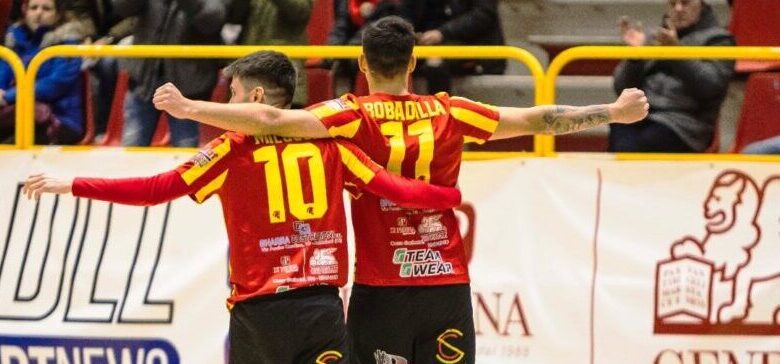 Il Benevento 5 vola, 11-4 al Manfredonia e primo posto conquistato