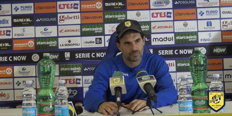 Juve Stabia, Pagliuca: “Servono determinazione e leggerezza, lotteremo su ogni pallone”