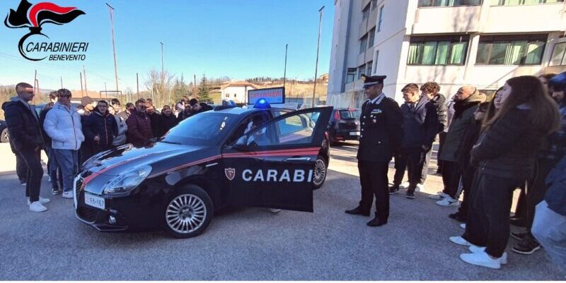 Colle Sannita, cultura della legalità: Carabinieri incontrano gli studenti