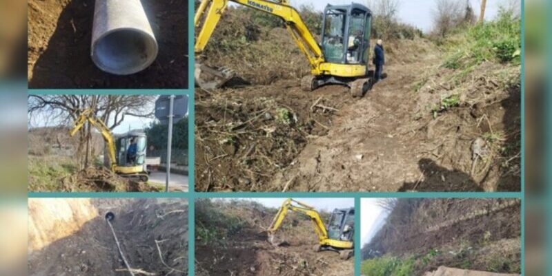 S. Angelo a Cupolo, lavoro di manutenzione straordinaria in via Pescara