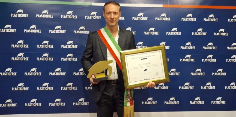 Plastic Free, Telese Terme premiata a Milano