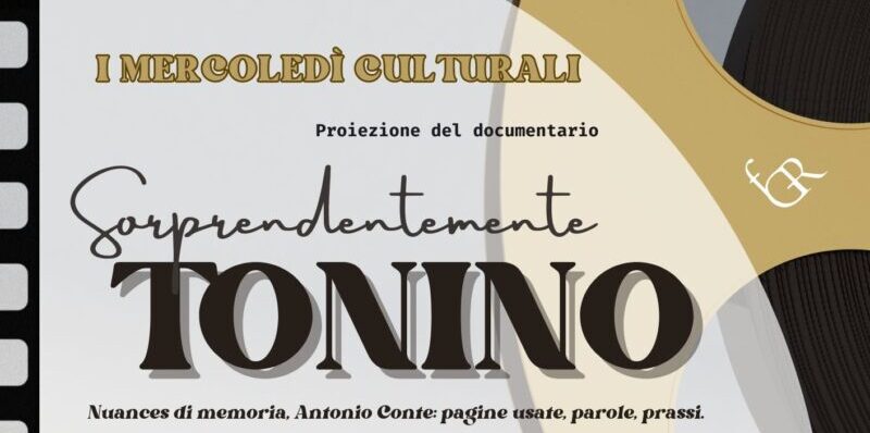 Telese Terme, mercoledì 17 la proiezione del documentario “Sorprendentemente Tonino”