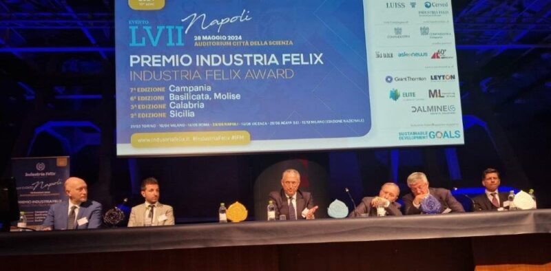 Le imprese del territorio premiate ad “Industria Felix – L’Italia che compete”