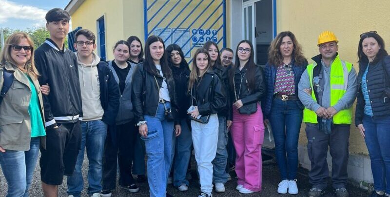 Gesesa per la scuola: studenti dell’Alberti in visita presso l’impianto di sollevamento e il depuratore