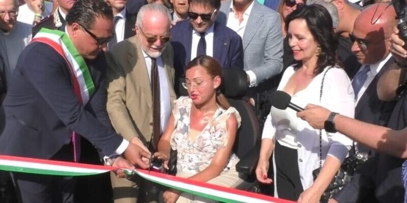 VIDEO – Telese Terme, inaugurato il nuovo stadio Comunale: ospite d’onore Aurelio De Laurentiis