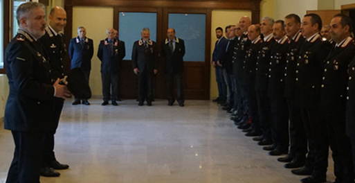 Benevento, il Comandante della Legione Carabinieri “Campania” in visita al Comando Provinciale