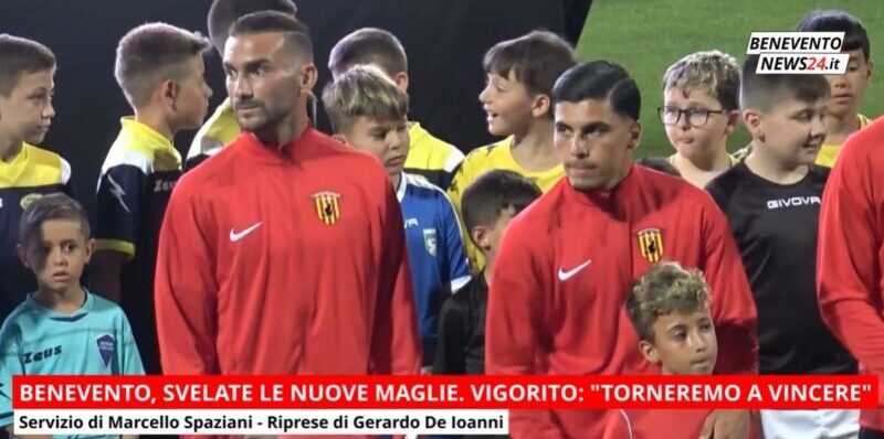 VIDEO – Benevento, svelate le nuove maglie. Vigorito: “Torneremo a vincere”