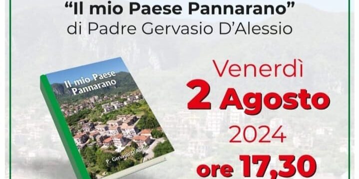 Pannarano, venerdì la presentazione del libro “Il mio Paese Pannarano” del Religioso Camilliano Padre D’Alessio